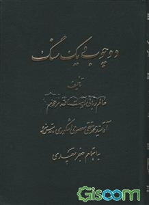 دو چوب و یک سنگ شامل تقریرات مهمه و معانی شامخه (جلد اول و دوم)